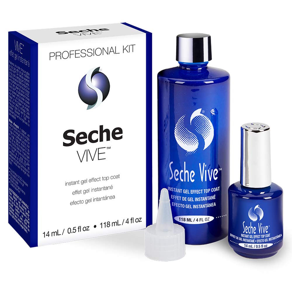 Seche Vive Instant Gel Effect Top Coat – High Shine Long Lasting
