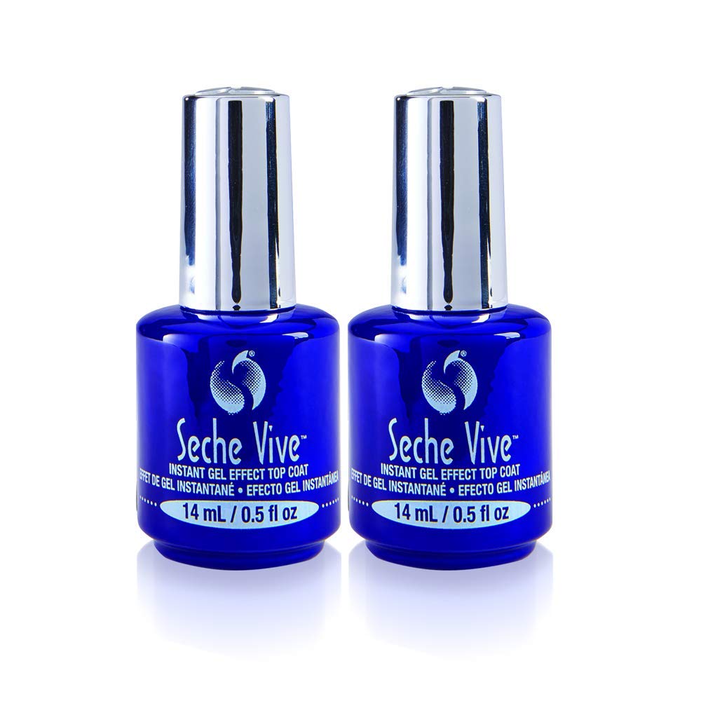 Seche Vive Instant Gel Effect Top Coat – High Shine Long Lasting