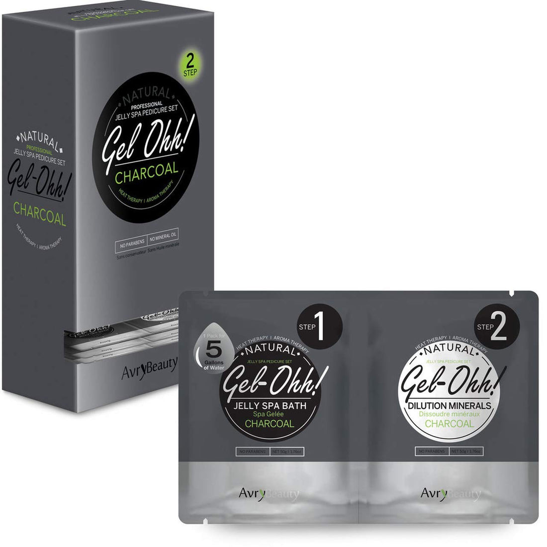 Gel-Ohh! Jelly Spa Bath Charcoal