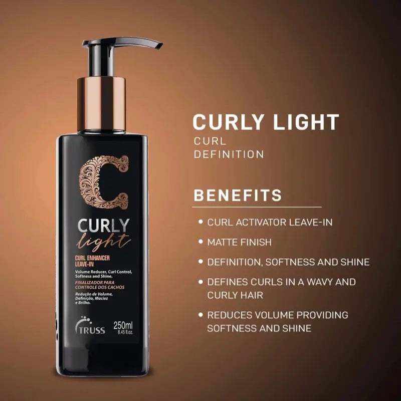 TRUSS Professional Curly Kit – Complete Hair Care Set for Curly & Wavy Hair