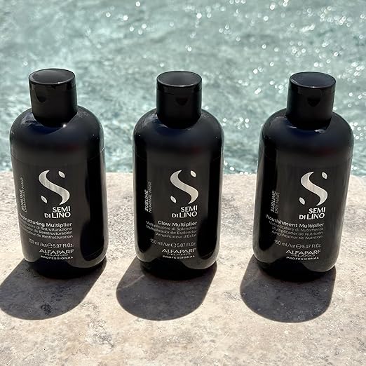 ALFAPARF MILANO Cellula Madre Nourishing Multiplier - Nourishing & Hydrating Treatment for Dry Hair - Combine with Semi di Lino Beauty Genesis as a Hair Gel for Healthy, Shiny Hair (5.07 fl oz)