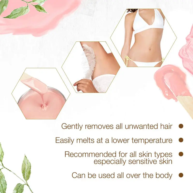 GIGI AND MAX Creme Wax, Soothing Cream for Sensitive Skin with Glycerin, Gentle Face & Body Care Hair Removal at Home, 14 oz, Facial Hair Remover, At Home Hair Removal, Body Waxing, Hairremovalcream