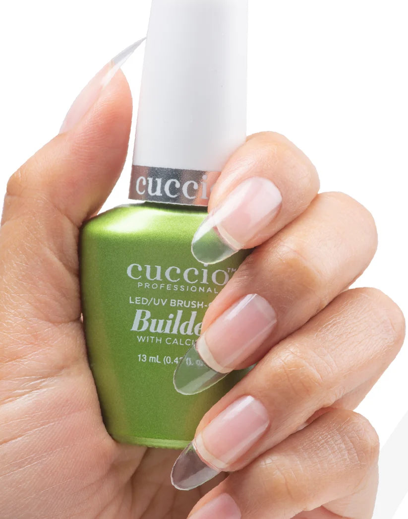 Cuccio Brush-on Builder Gel with Calcium LED/UV Clear 0.43oz (13mL)