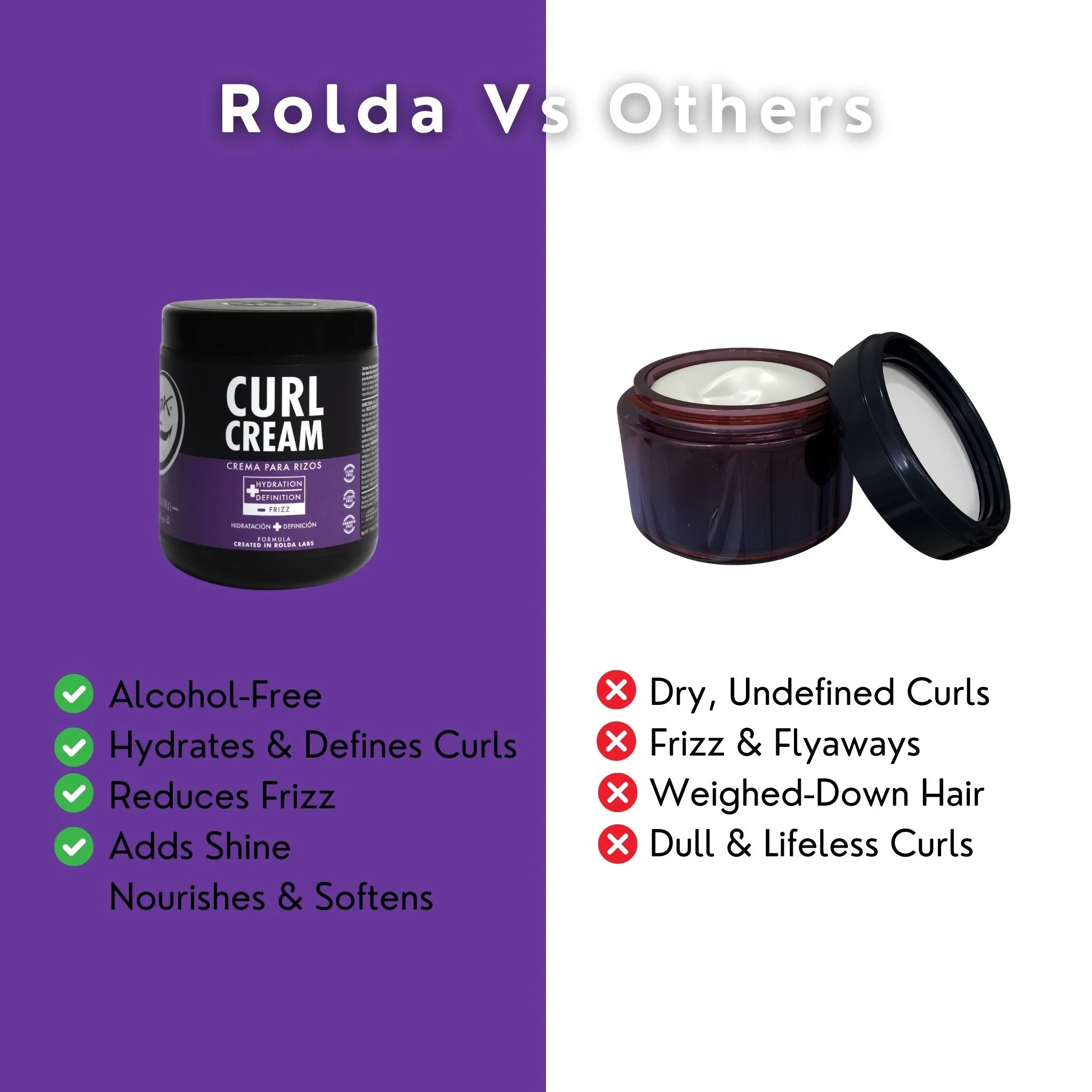 Rolda - Hair Curl Defining Cream 35oz