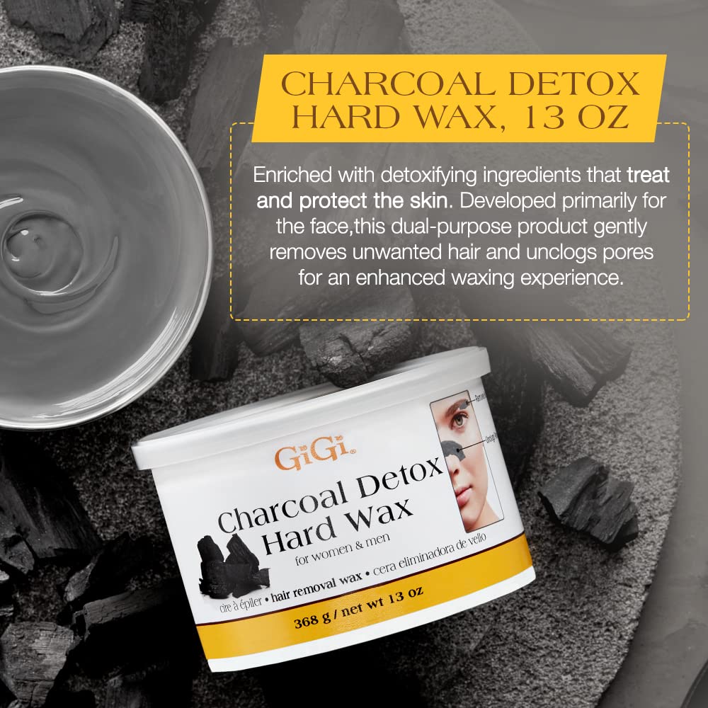 GiGi Charcoal Infused Detox Hard Wax