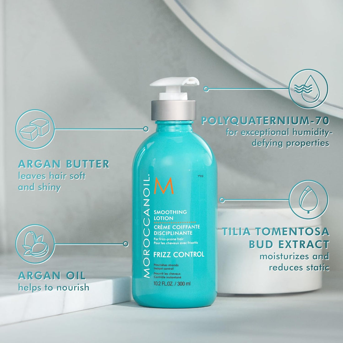 Moroccan Oil Frizz Control Smoothing Lotion