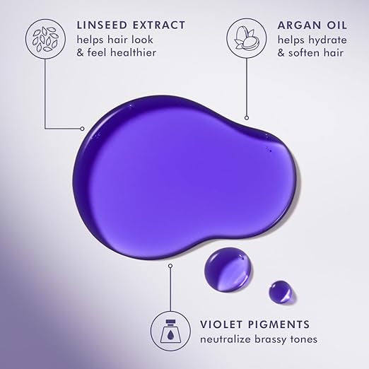 Moroccan Oil Treatment Purple Hair Oil for Blonde Hair