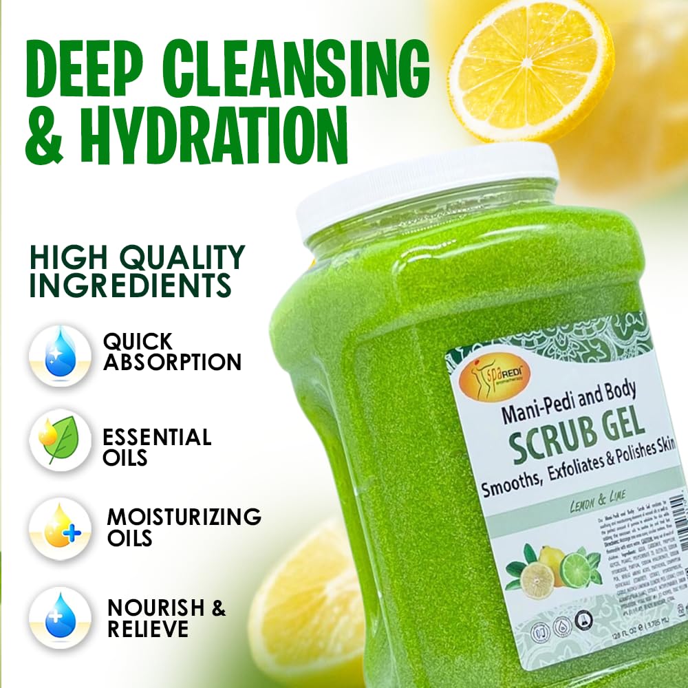 SPA REDI Scrub Gel Lemon & Lime