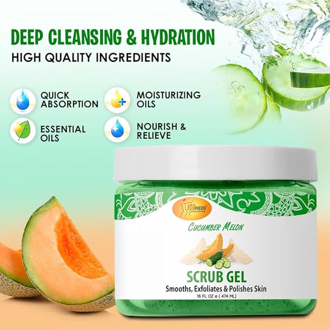 SPA REDI Scrub Gel Cucumber Lemon