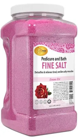 Spa Redi Detox Pedicure and Bath Fine Salt, Sensual Rose, 128oz