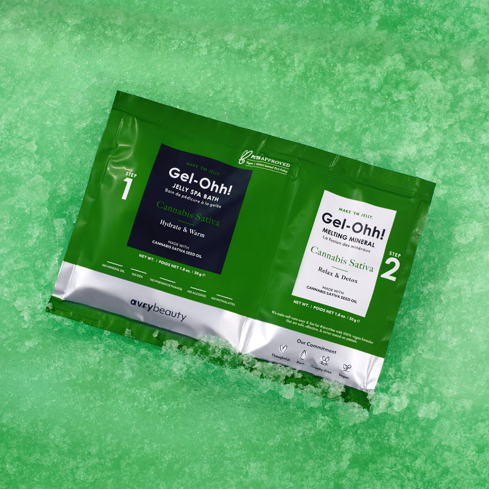 Gel-Ohh! Jelly Spa Bath Cannabis Sativa