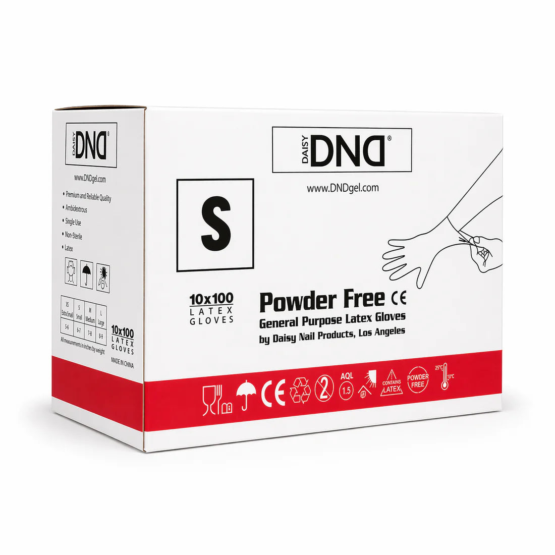 DND GLOVES CASE SMALL - 10 BOXES - 100pc per box