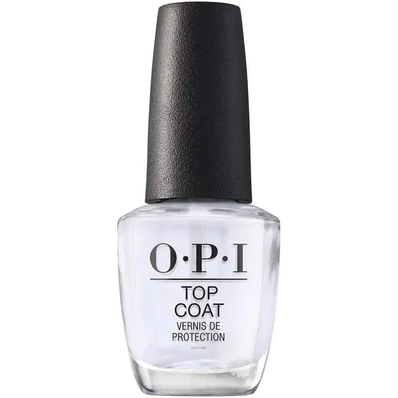 OPI Nail Lacquer Top Coat Bottle - Single Item for Youth, Fast-Drying, Chip-Resistant, Long-Lasting, Gel-Like Fuller Nail Look, Matte Finish, Glossy Manicure Protector