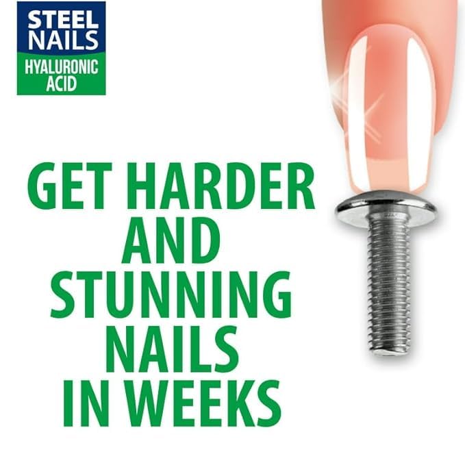 Generic Amen Steel Nails Hardener with Hyaluronic Acid, Grow and Harden Brittle Nails in Weeks, Clear