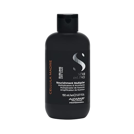 ALFAPARF MILANO Cellula Madre Nourishing Multiplier - Nourishing &amp; Hydrating Treatment for Dry Hair - Combine with Semi di Lino Beauty Genesis as a Hair Gel for Healthy, Shiny Hair (5.07 fl oz)