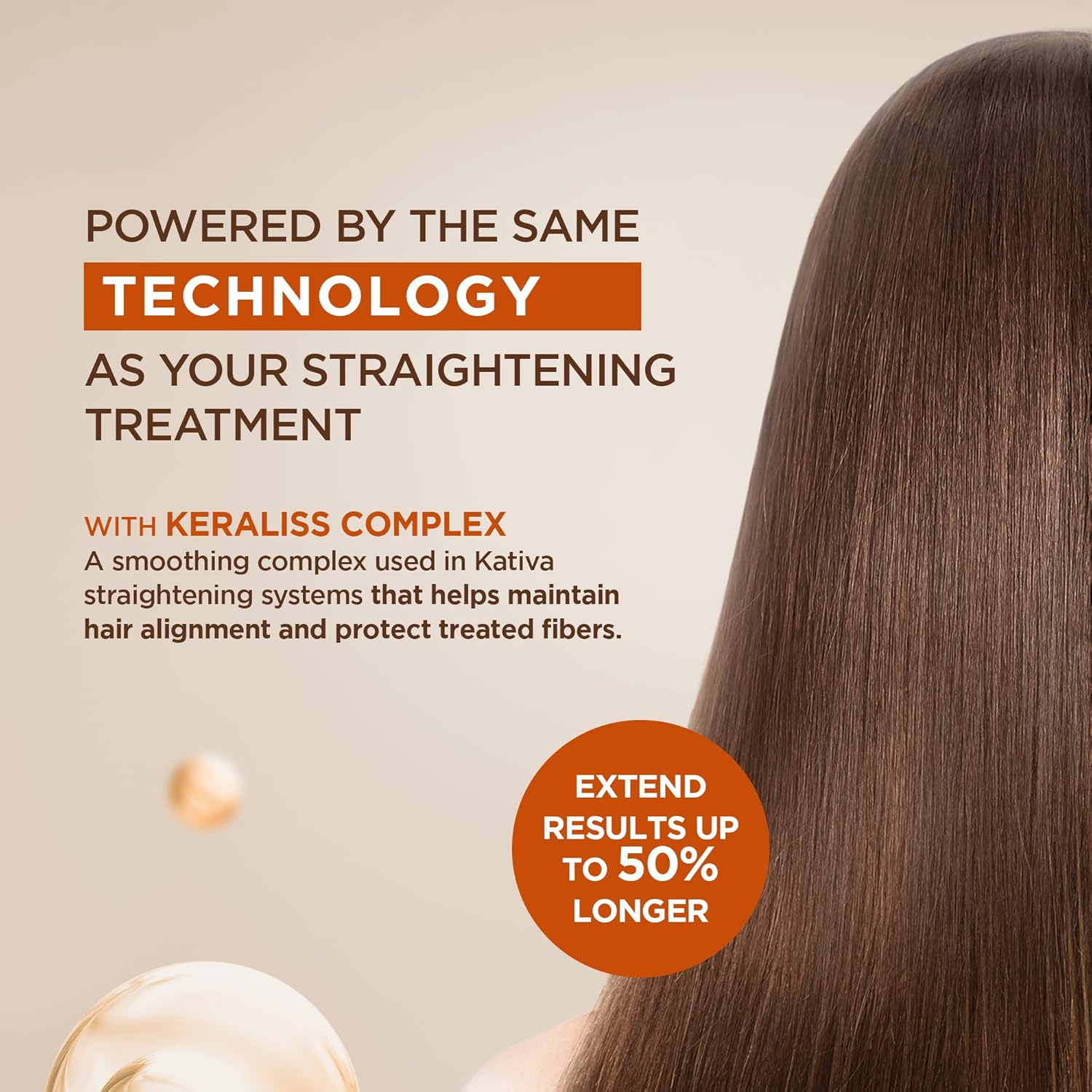 KATIVA Brazilian Post Straightening Treatment Kit, Shampoo, Conditioner &amp; Mask, Keraliss Complex with Vegetal Keratin &amp; Hyaluronic Acid, Helps Prolong Straightening up to 18 Weeks