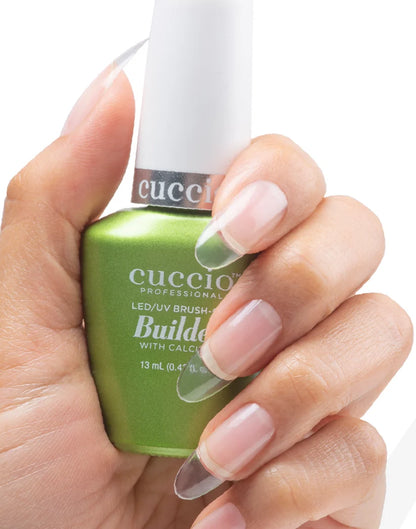Cuccio Brush-on Builder Gel with Calcium LED/UV Clear 0.43oz (13mL)