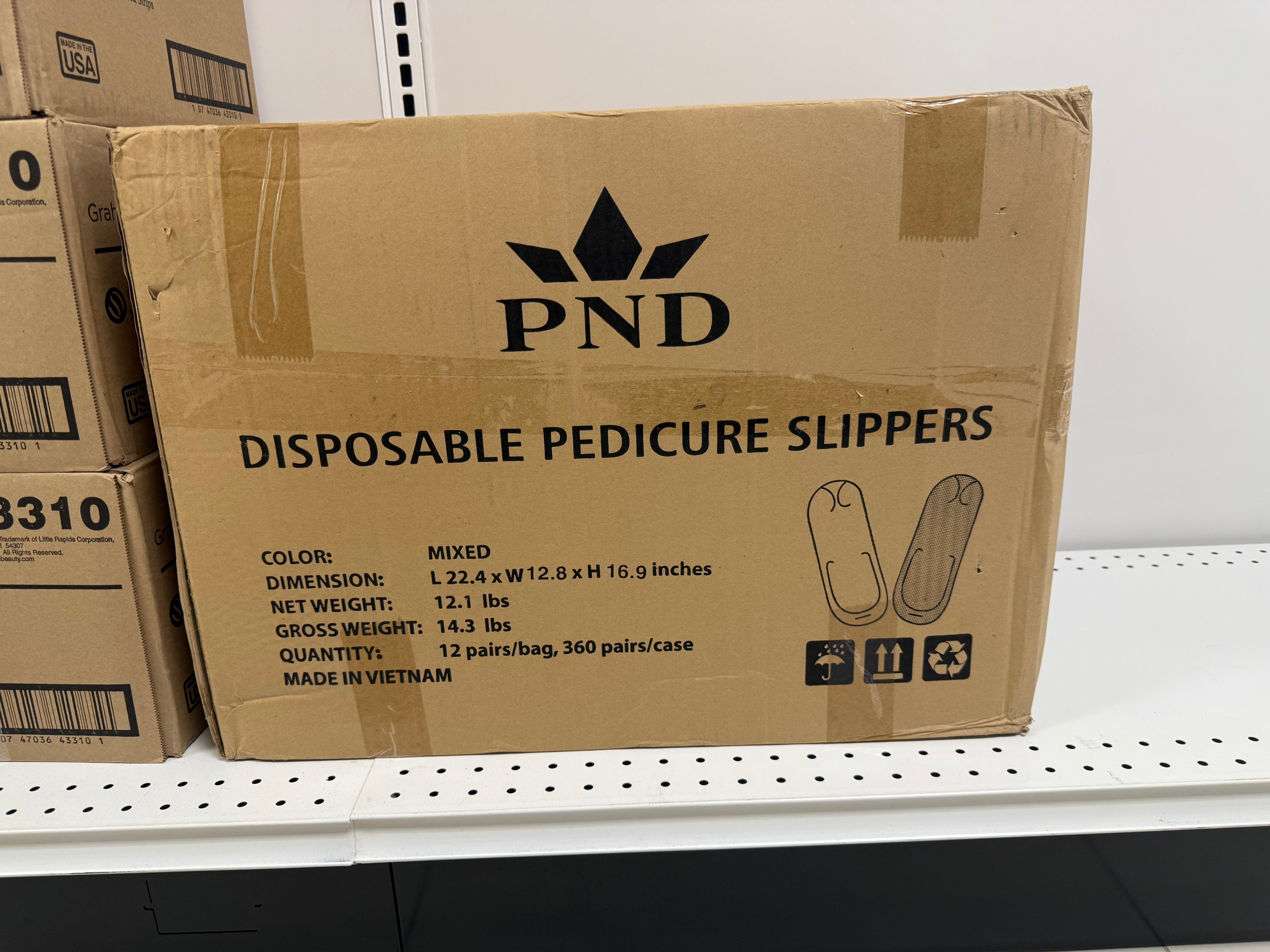 Disposable Slippers 12ct