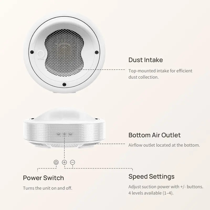 Onail Tornado Professional Nail Dust Collector for Nail Salons - Plug-Only, Live-Exclusive Tool for Clean Manicures