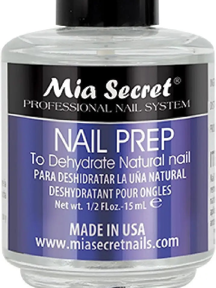 Mia Secret 2-Bottle Nail Prep &amp; Xtrabond Primer Multi-Pack - 0.5oz NP-30 Prep (Removes Oil), 0.5oz PR100 Primer for Gel Nails, Cuticle Care, Better Adhesion, Manicure at Home